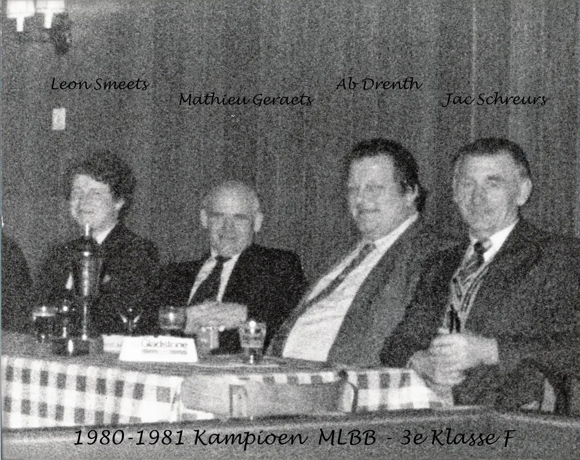 Kampioen BC Wessem seizoen 1980 - 1981