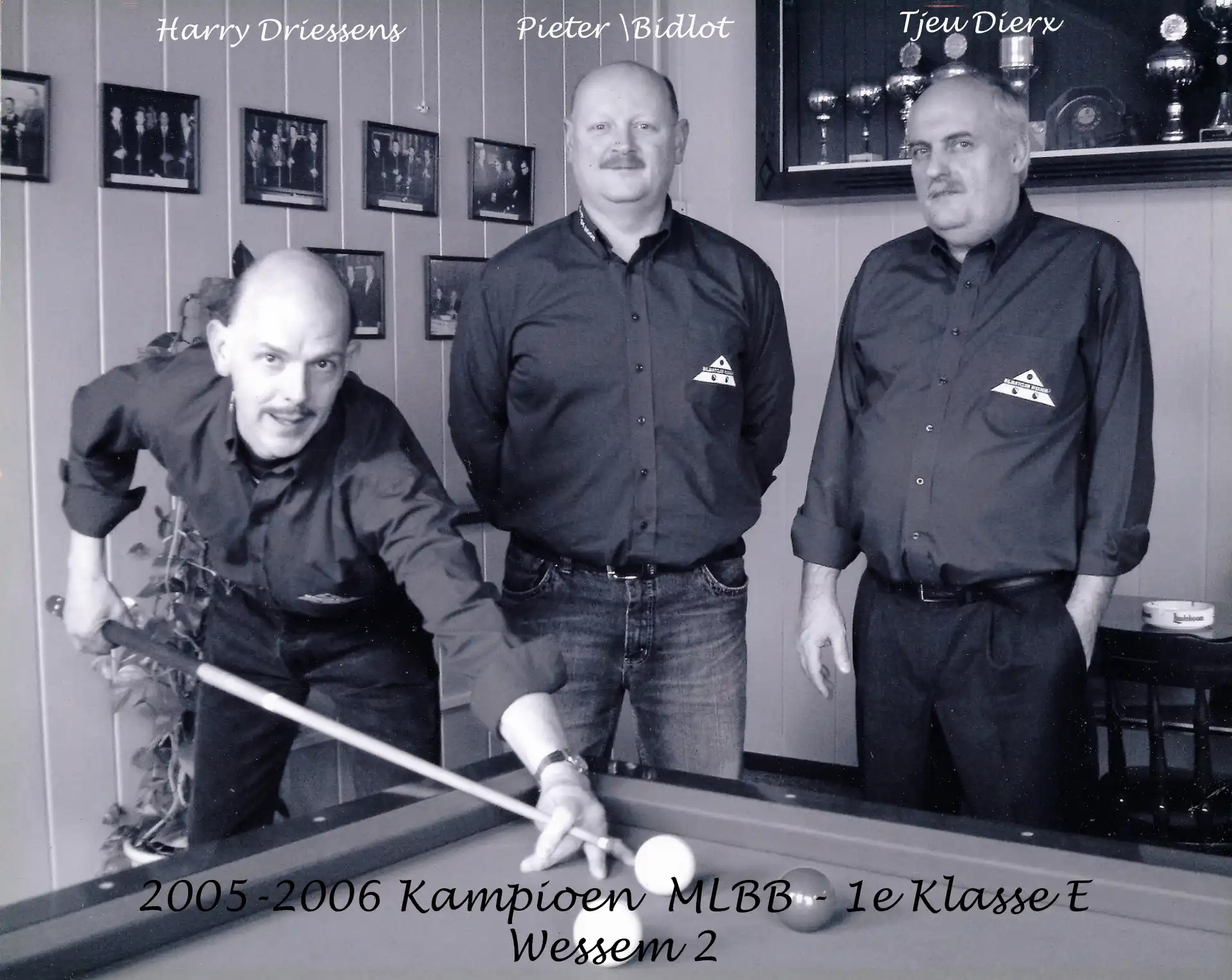 Kampioen BC Wessem seizoen 2005 - 2006